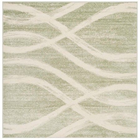Safavieh 8 x 8 ft. Adirondack Power Loomed Square Area Rug Sage & Cream ADR125X-8SQ